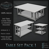 -TC- Table Set Pack 1 Mesh 50% Discount!!