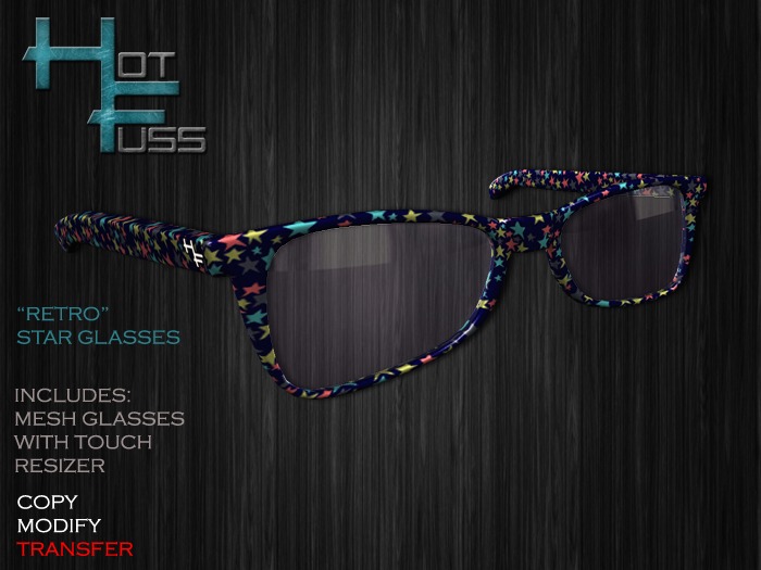 Hot Fuss - "Retro" Glasses - Stars