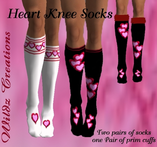 Heart Knee Socks by ~WC~