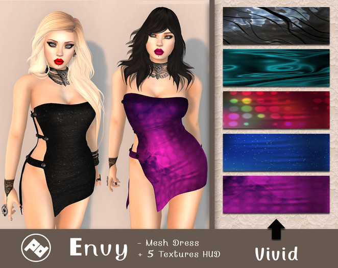 ::Poised:: Ladee Mesh Tunic Dress Halfs - Texture Changing