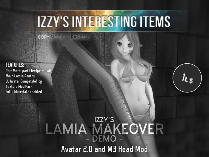Izzy's Lamia Makeover - DEMO
