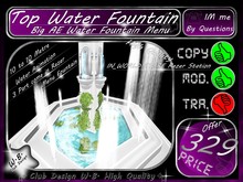 **Top** Water Fountain with >  WATER FOUNTAIN MENU < Anim Water