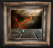 Distant Flowers Art Piece