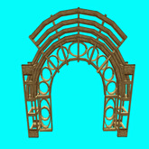 *Steam Fair* Entrance Arch No Sign (2 prims)