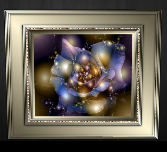Rose of Gold Art Piece