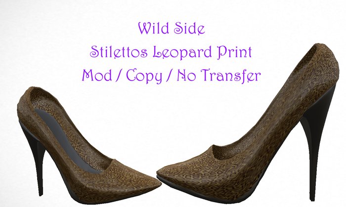 Wild Side Stilettos Leopard Print