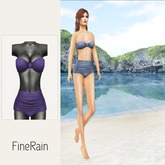 :: FineRain creations.::Retro Bikini Purple