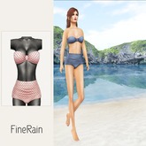 :: FineRain creations.::Retro Bikini Pink