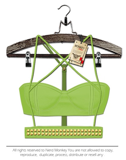 [N*Monkey] 'Diva top Green 
