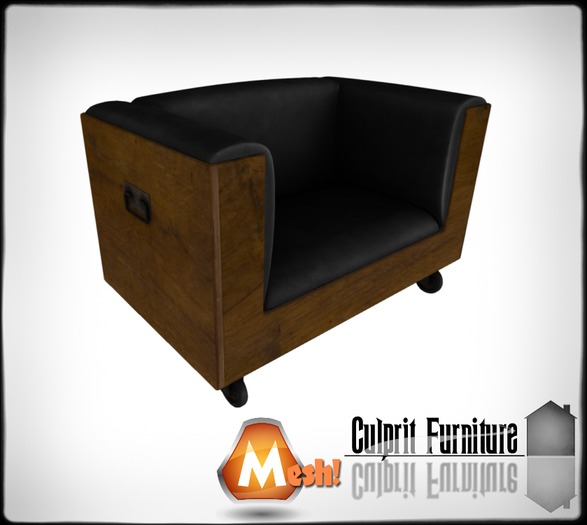 Culprit Upcycled Sofa Leather and Teak