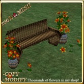 LW_ Mesh Bench 12 Animations 2 Hibiscus Trees - 8
