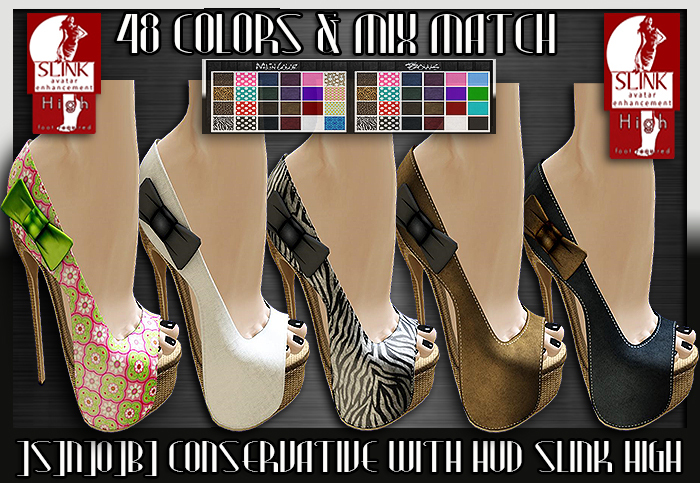 ]S]N]0]B] Conservative MESH Heels (Slink High) With HUD