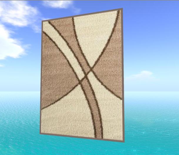 RUG MODERN BEIGE 89,V