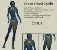 Green Lizard Outfit