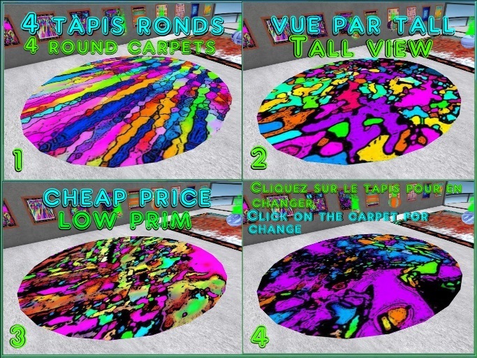 01 Tall Series 4 Round Carpets