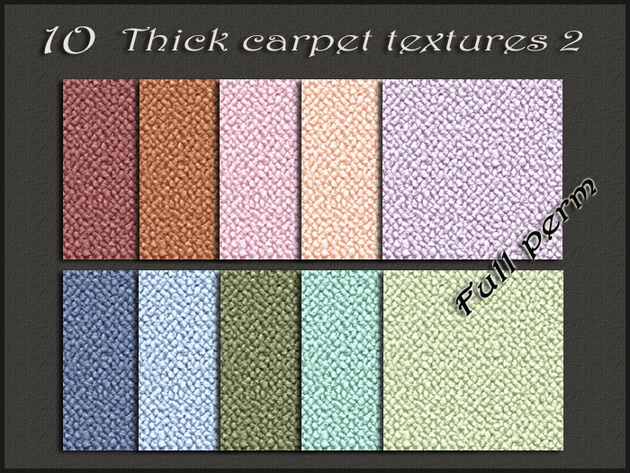 Pack 10 thick carpet textures 2