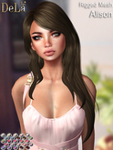 =DeLa*= Mesh Hair "Alison" Dipped Party Colors
