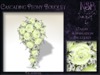 Nsp cascading peony bouquet %28meadow green%29