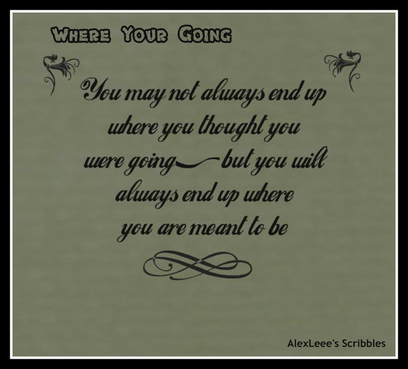 Where Your Going Wall Sticker