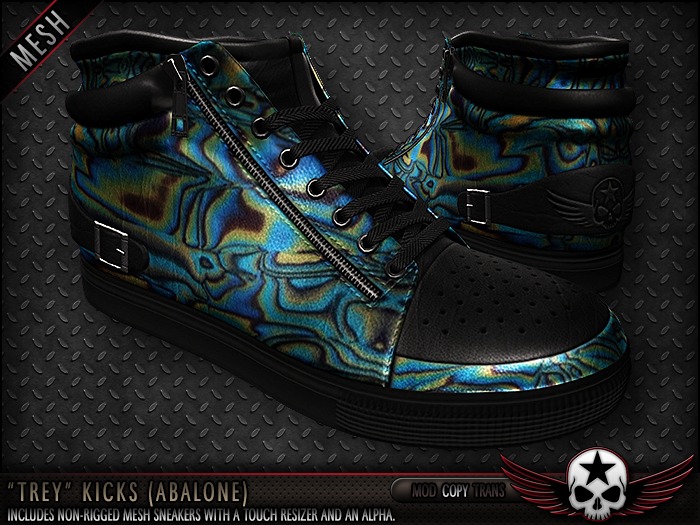 = REBELLION = "TREY" KICKS - ABALONE