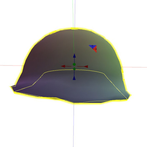 US M1 Combat Helmet Sculpted Map