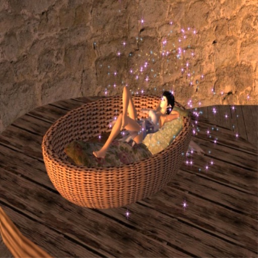 (petite) sleeping basket rustic