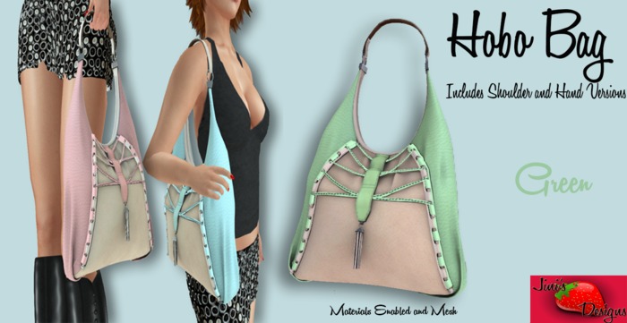 Jinis Designs Hobo Bag (blue)