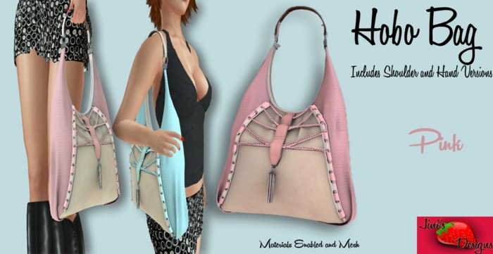 Jinis Designs Hobo Bag (Rose)