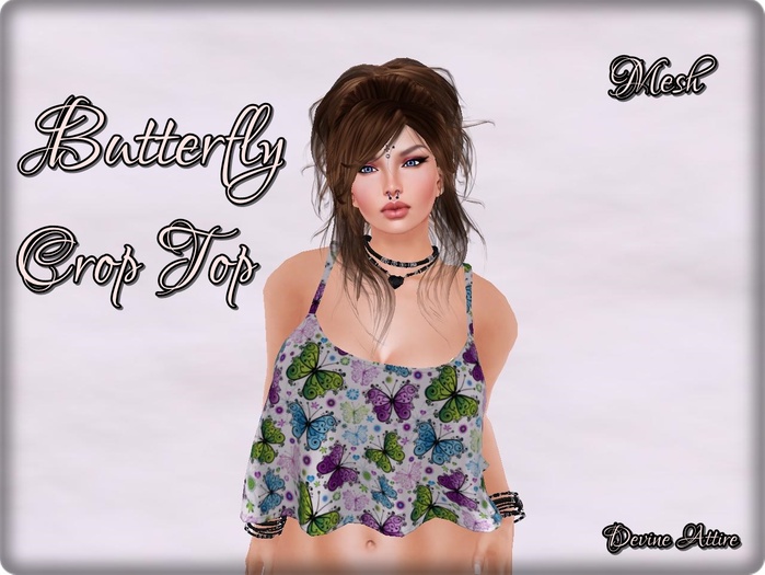 {DA} Golden Butterfly Tank Top