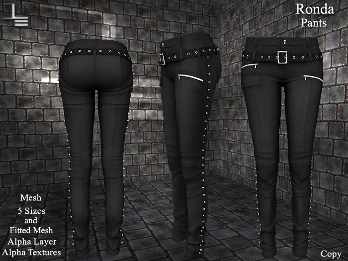 DE Designs - Ronda - Pants - Grey Slack