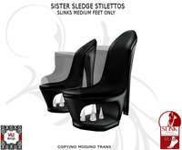 SISTER SLEDGE STILETTOS SLINKS MEDIUM