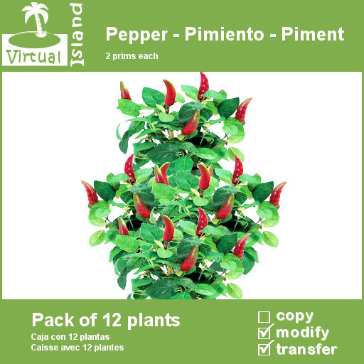 (VI) Pepper - Pimiento - Piment