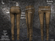 DE Designs - Ronda - Pants - Old Leather