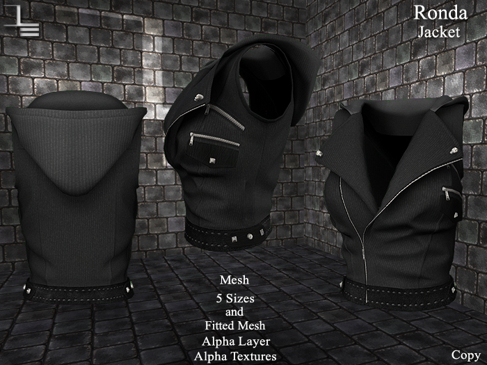 DE Designs - Ronda - Jacket - Black Cord