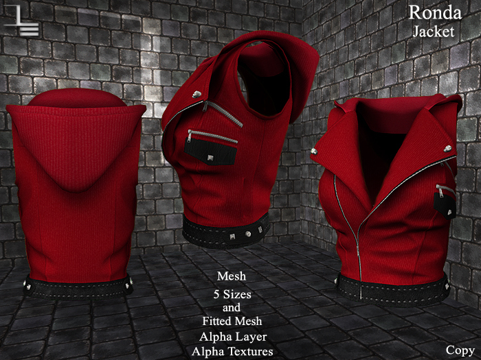 DE Designs - Ronda - Jacket - Red