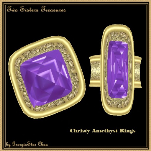 GSC Christy Amethyst Rings