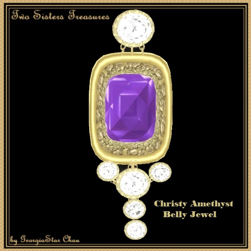 GSC Christy Amethyst Belly Jewel