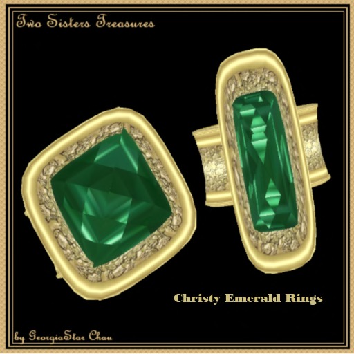 GSC Christy Emerald Rings