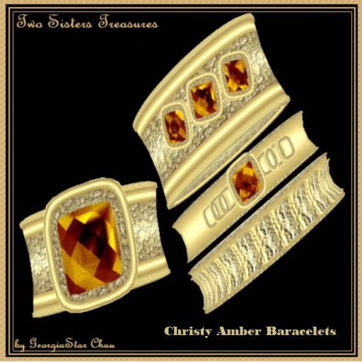 GSC Christy Amber Bracelets