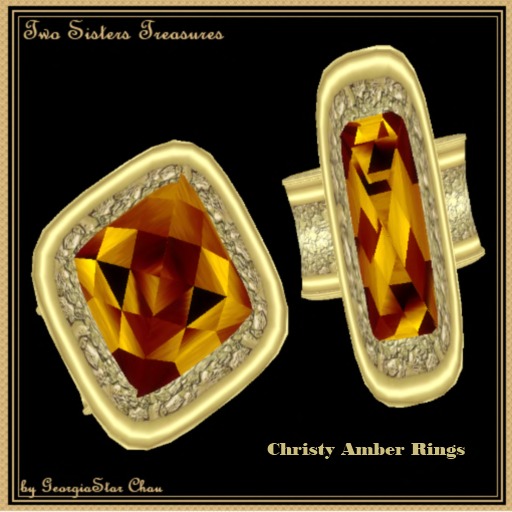 GSC Christy Amber Rings