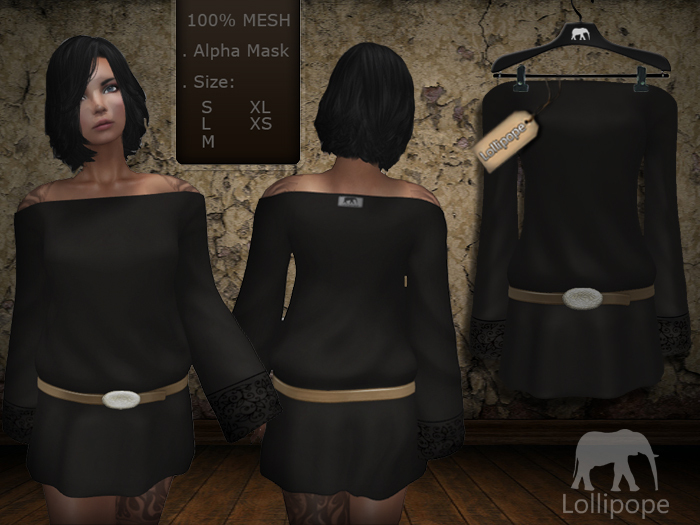 Lollipope - Shoulder preto