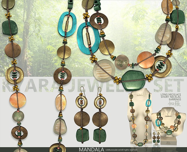 [MANDALA]KYARA_Jewelry set_Forest