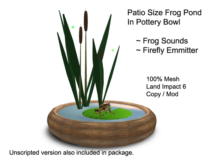 Patio Frog Pond