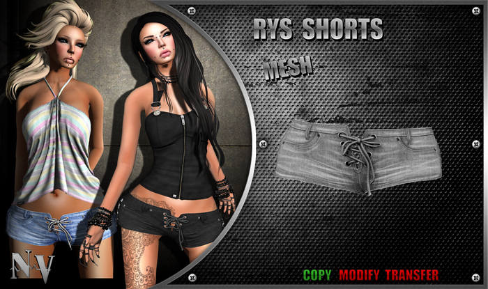 [NV] Rys Short -Jeans Grey-