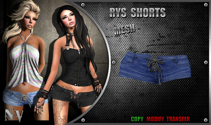 [NV] Rys Short -Jeans Marine-