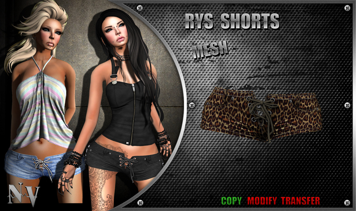 [NV] Rys Short -Leopard-