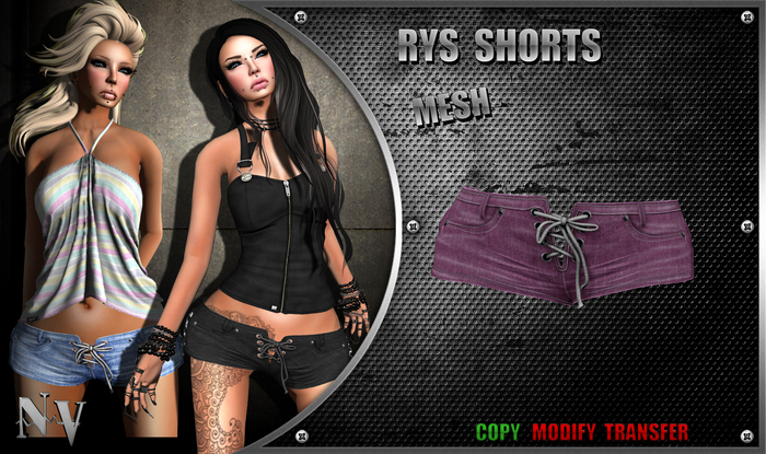 [NV] Rys Short -Jeans Pink-