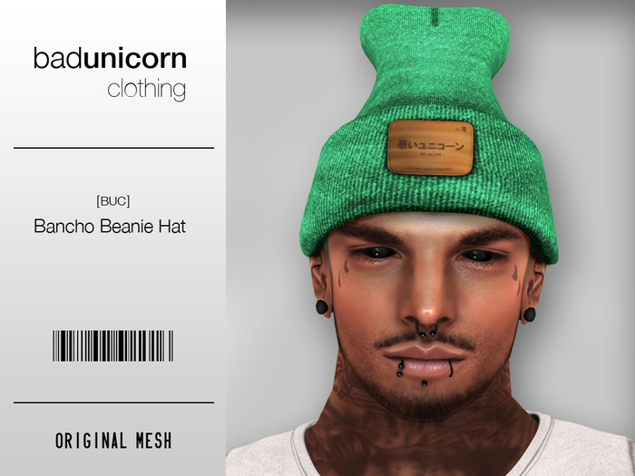 [BUC] "Black" Bancho Beanie Hat