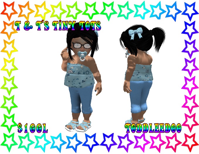Blue Capris and top