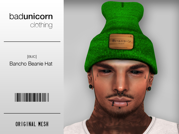 [BUC] "Black" Bancho Beanie Hat